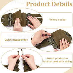 Нейлоновый тактический пояс для жилета&nbsp;AJEW-WH0596-342A