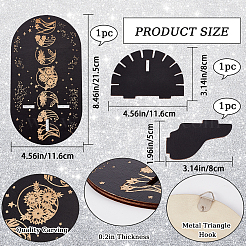 Деревянная настенная небольшая хрустальная витрина&nbsp;ODIS-WH0026-10D