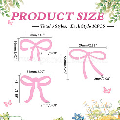 30 шт. 3 стиля акриловых подвесок для бокалов вина&nbsp;AJEW-ME0001-11A