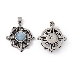 Подвески из натурального аквамарина&nbsp;KK-A173-07AS-01