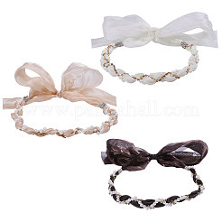 3 шт. двухцветных нейлоновых резинок для шляп&nbsp;DIY-CA0007-93