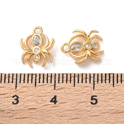 Латунные микропаве прозрачные подвески с фианитом KK-L221-022G
