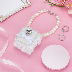 Полиэстеровые обручальные кольца для собак&nbsp;AJEW-WH0460-074P-01