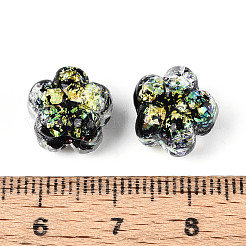 Нити из фольгированных бусин лэмпворк ручной работы&nbsp;FOIL-T008-06C