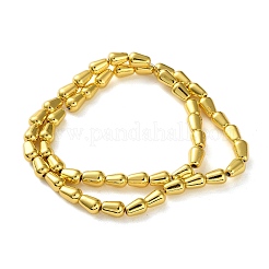 Гальванические нити синтетических магнитных гематитовых бусин&nbsp;G-Q1009-F02-6x8mm