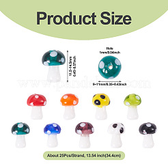 1 нить бусины лэмпворк ручной работы&nbsp;LAMP-TA0001-84C