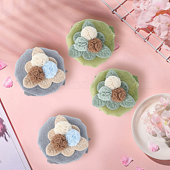 4 шт. двухцветный чехол для дверной ручки из хлопка&nbsp;DIY-GF0011-48