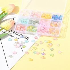 360 шт. 11-х цветные матовые прозрачные акриловые бусины&nbsp;OACR-FS0002-30