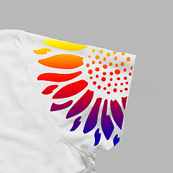 2 шт. 2 шаблона акриловой ткани тай-дай&nbsp;DIY-CP0008-78H