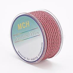 Экологически чистый плетеный кожаный шнур&nbsp;OCOR-L035-3mm-E13