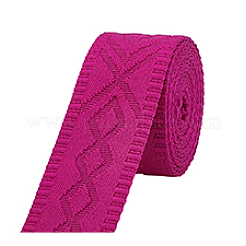 Винтажная жаккардовая лента из полиэстера&nbsp;OCOR-WH0111-106