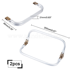 2шт алюминиевая ручка-рамка для кошелька&nbsp;FIND-PH0003-36