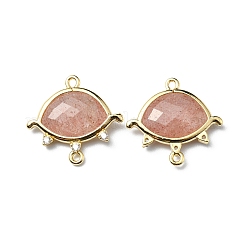 Натуральные клубничные кварцевые звенья&nbsp;CE-L022-B10