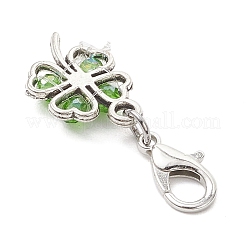 Подвесные украшения из гальванического стекла&nbsp;HJEW-JM03606