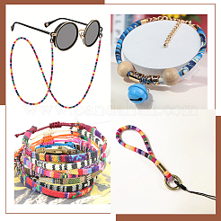 1 рулон этнических шнуров из полиэстера&nbsp;OCOR-CY0002-53A