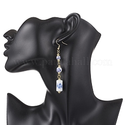 Латунь болтающийся серьги&nbsp;EJEW-JE06739-02