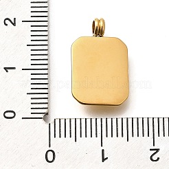 Подвески из нержавеющей стали 304 со стразами&nbsp;STAS-M109-09G-01