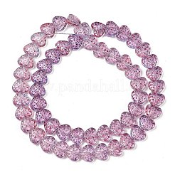 Прозрачные стеклянные бусины&nbsp;GLAA-H038-01D