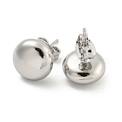 Серьги-гвоздики из латуни с реечным покрытием&nbsp;EJEW-M247-04P