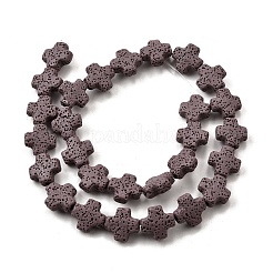 Бусы из натуральной лавы&nbsp;G-L498-E02-01C