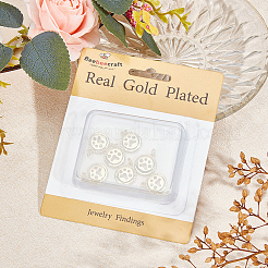 10шт латунные подвески с микропаве и кубическим цирконием&nbsp;KK-BBC0010-78