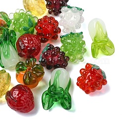 18 шт. 9 стиля осенняя тематика бусины ручной работы лэмпворк&nbsp;LAMP-YW0001-28