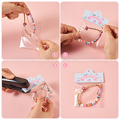 100 шт. бумажная карточка-витрина для бижутерии&nbsp;CDIS-TA0001-31A