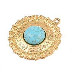 Синтетические бирюзовые подвески&nbsp;LS-STAS-H253-01D-G