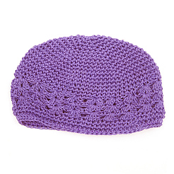 Ручная работа вязания крючком детская шапочка AJEW-Q122-M