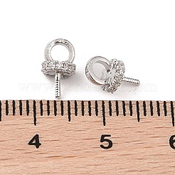 Латунь с дужками из кубического циркония&nbsp;LS-KK-B087-13A-P