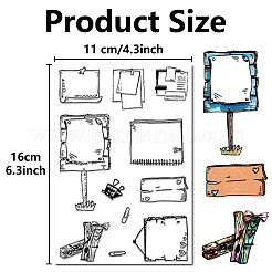 Пластиковые штампы&nbsp;DIY-WH20018-0225