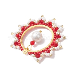 Подвески-солнца из стеклянных бусин&nbsp;PALLOY-MZ00857-02