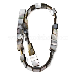 Нити бусин из натуральной черной ракушки для губ&nbsp;SHEL-A006-09A