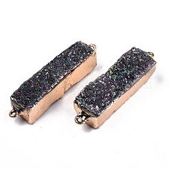 Соединители звеньев агата натурального друзы&nbsp;G-T131-89C