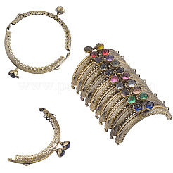 10шт 10 цвета железный замок-поцелуй рамка для ручки кошелька&nbsp;IFIN-BBC0001-07