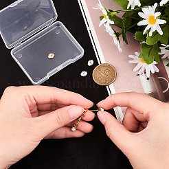 2 пара 2-х цветных серебряных гаек для ушей&nbsp;STER-CN0001-14B