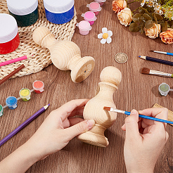 Столб из бука&nbsp;WOOD-WH0124-126A