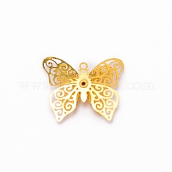 Звенья компонентов полой люстры из травленого металла&nbsp;KK-WH0045-03