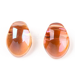 Прозрачные брызги окрашенные стеклянные подвески&nbsp;GLAA-R211-05-F03