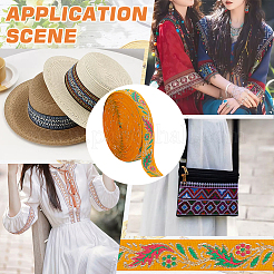 10 ярд полиэфирные ленты с вышивкой в этническом стиле&nbsp;OCOR-FG0002-26A