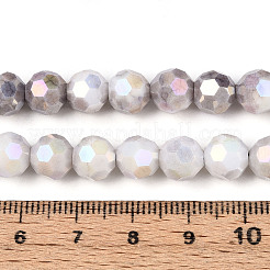 Антикоррозийные гальванические стеклянные бусины&nbsp;EGLA-T021-8mm-15-01