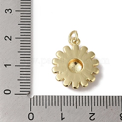 Подвески из латуни с эмалью в стойку&nbsp;KK-B092-28G