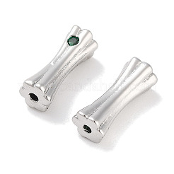 Латунные микро проложить кубического циркония&nbsp;KK-C051-57P-01