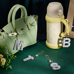 Полимерная глина стразы бусины подвеска украшение&nbsp;HJEW-PH02048-02