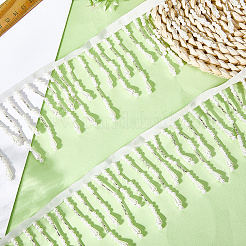 2 ярд полиэстера с пластиковыми бусинами-кисточками в виде искусственных жемчужин&nbsp;OCOR-GF0004-99A