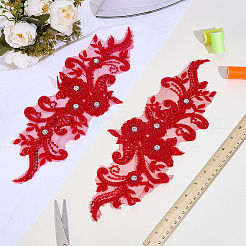 Вышивка цветов пришить аппликации цветов&nbsp;PATC-WH0014-72