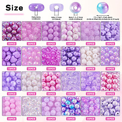 Непрозрачные акриловые бусины&nbsp;SACR-TA0001-45B