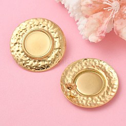 Ионное покрытие (ip) серьги-гвоздики из нержавеющей стали 304 для женщин&nbsp;EJEW-M089-11G