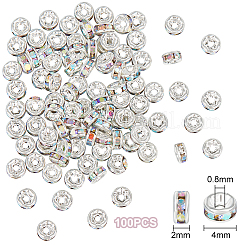 100 шт. латунные стразы класса А&nbsp;RB-UN0001-09