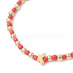 Браслеты из стеклянных бусин в стиле бохо&nbsp;BJEW-JB11800-01